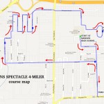 Lions Spectacle 4 Miler course map